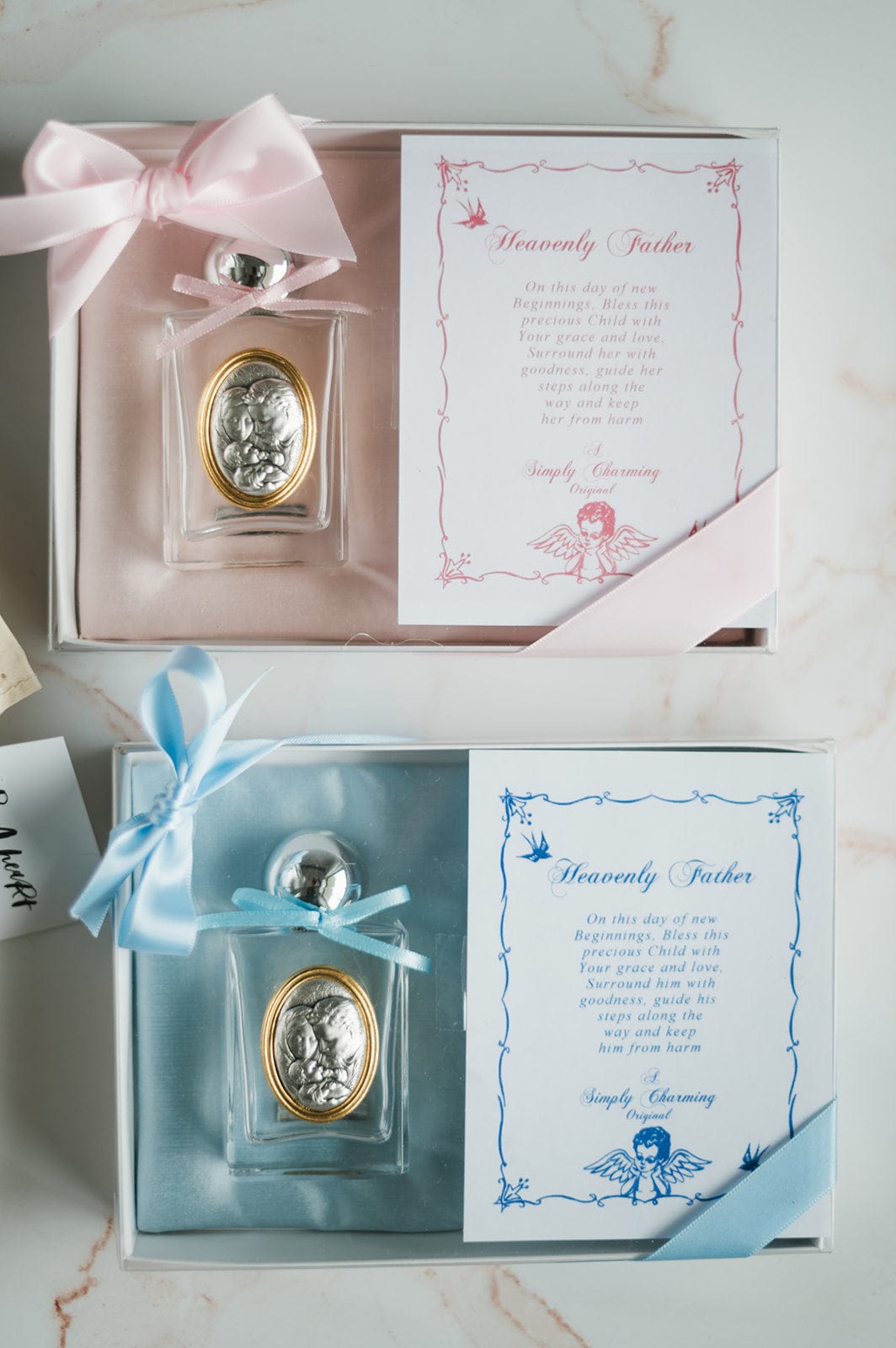 Baptism Holy Water Glass Bottle