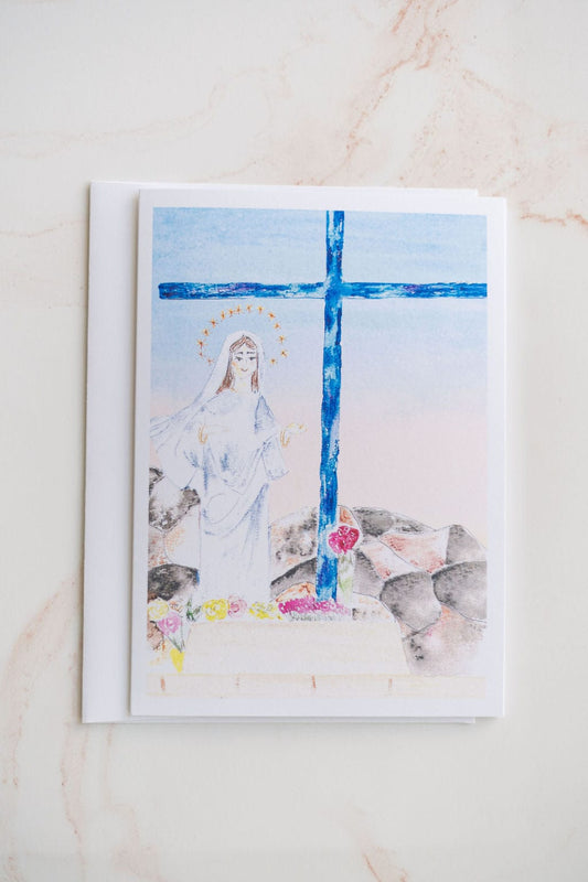 Medjugorje's Blue Cross Blank Cards