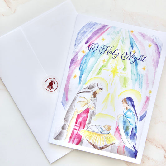 O Holy Night_Religious Christmas Card