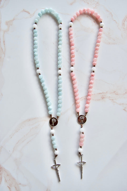 First Communion Rosaries for boy and girl
