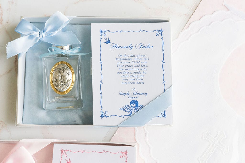 Baptism Holy Water Glass Bottle
