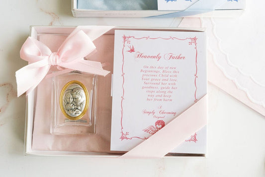 Baptism Holy Water Glass Bottle