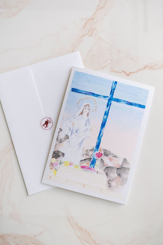 Medjugorje's Blue Cross Blank Cards