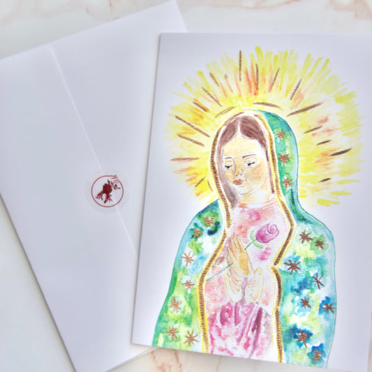 Our Lady of Guadalupe Blank Card