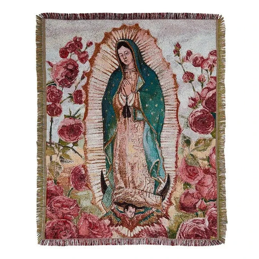 Our Lady of Guadalupe Tapestry Throw
