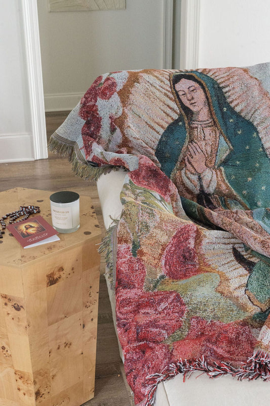 Our Lady of Guadalupe Tapestry Throw