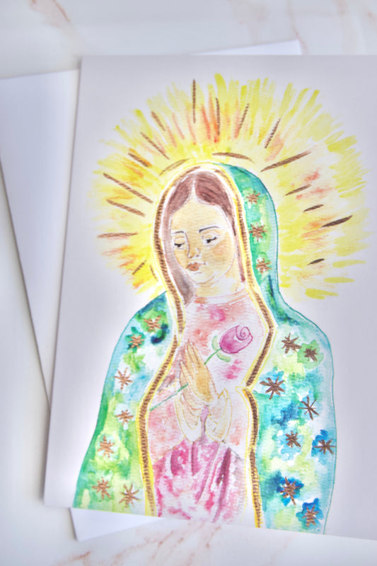 Our Lady of Guadalupe Blank Card