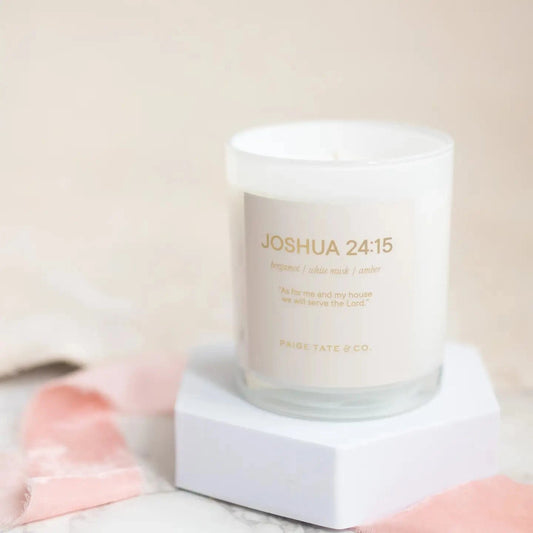 Scripture Candle: Joshua 24:15