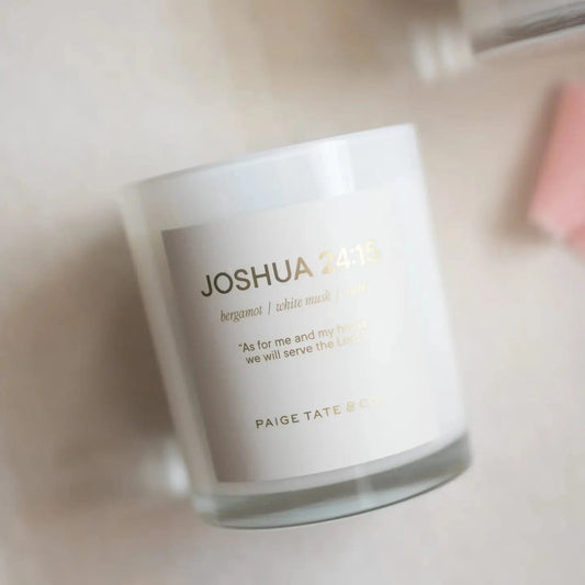 Scripture Candle: Joshua 24:15