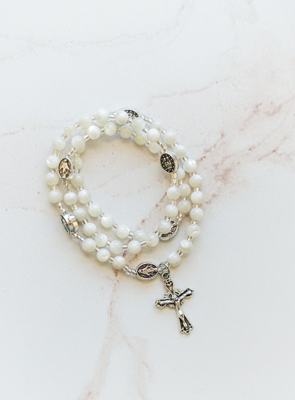 Rosary Wrap Bracelet For Young Girls