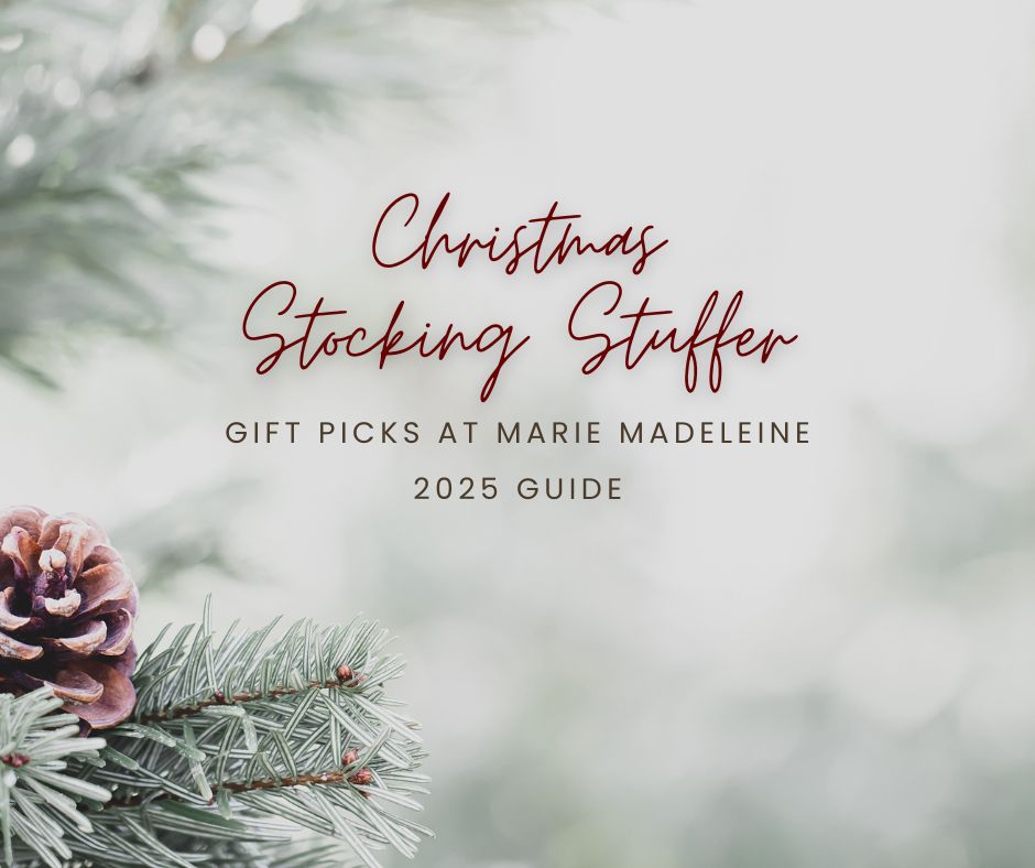 Christmas Stocking Stuffer Gift Picks at Marie Madeleine (2025 Guide)