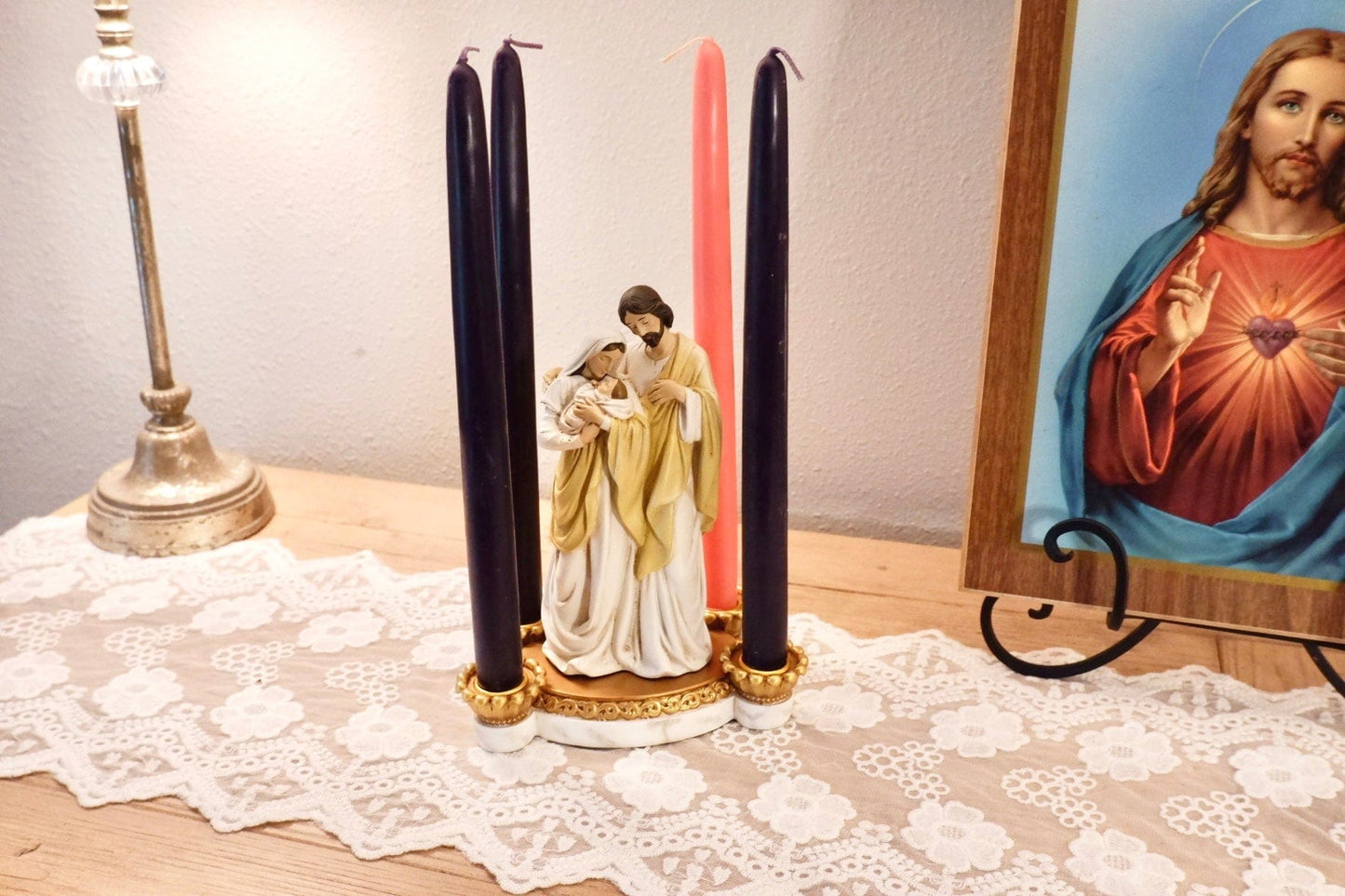 Advent Taper Candles 