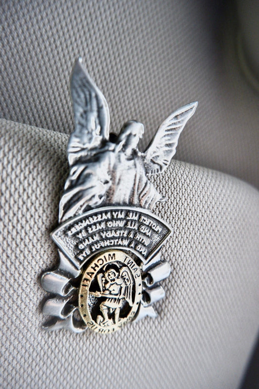 Catholic Auto Visor Clip 