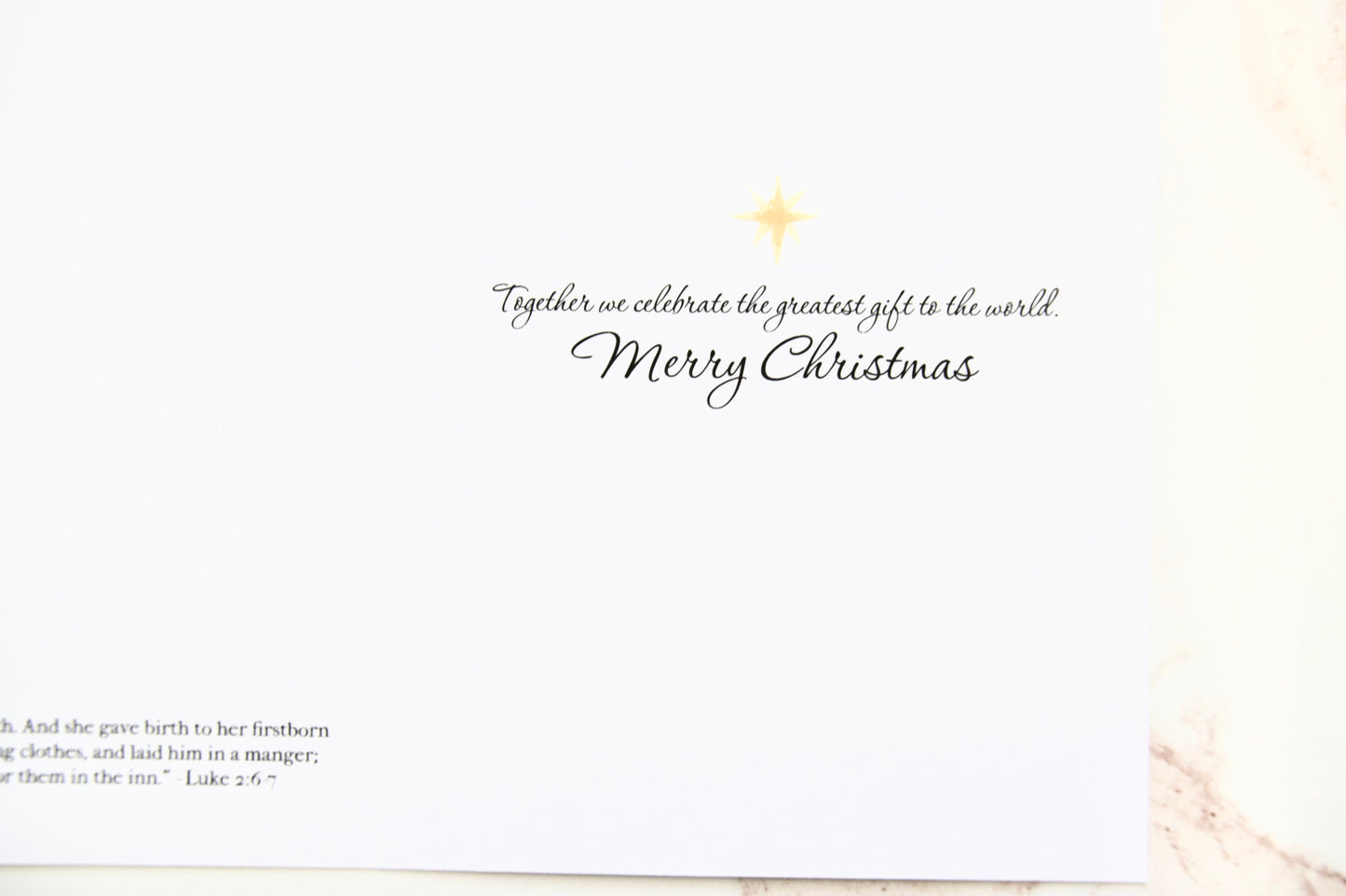 O Holy Night Christmas Card