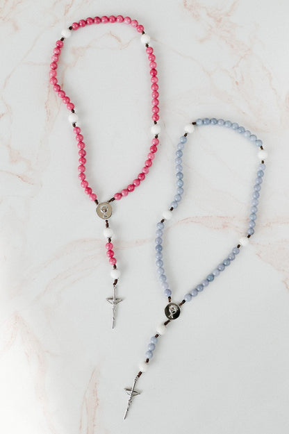 First Communion Rosary_Pink_Blue