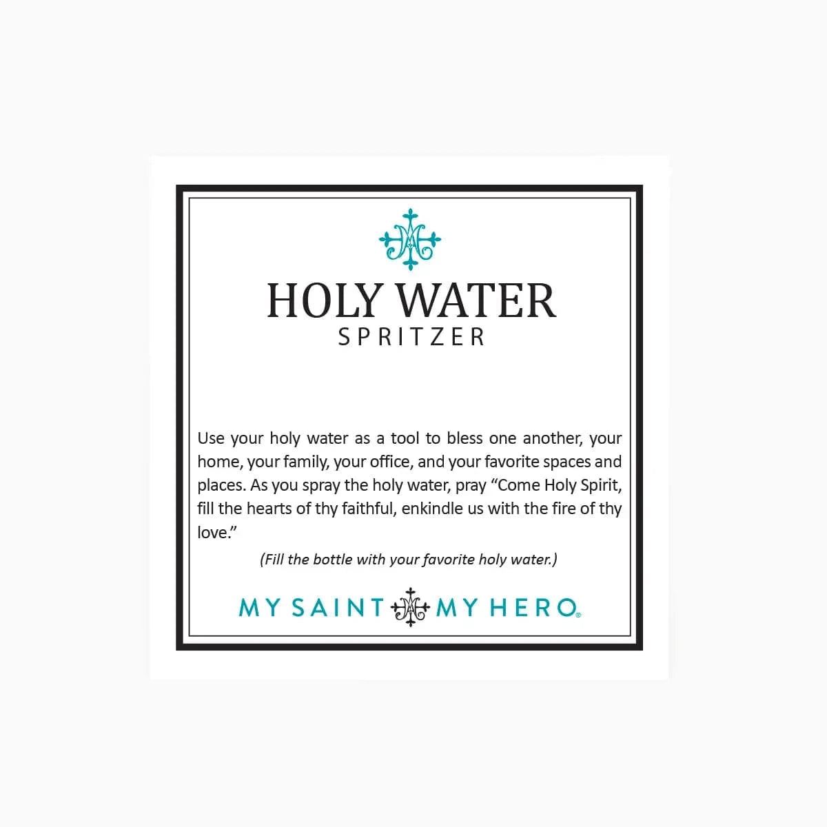 Holy Water Spritzer - My Saint My Hero