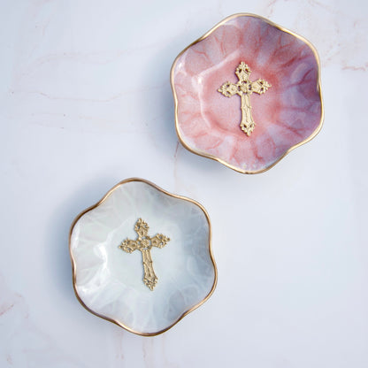 Cross Jewelry Dish