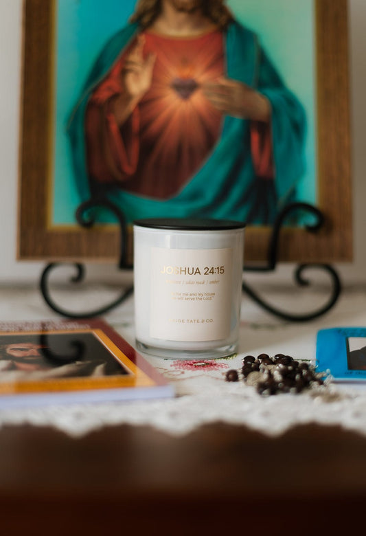 Scripture Candle: Joshua 24:15