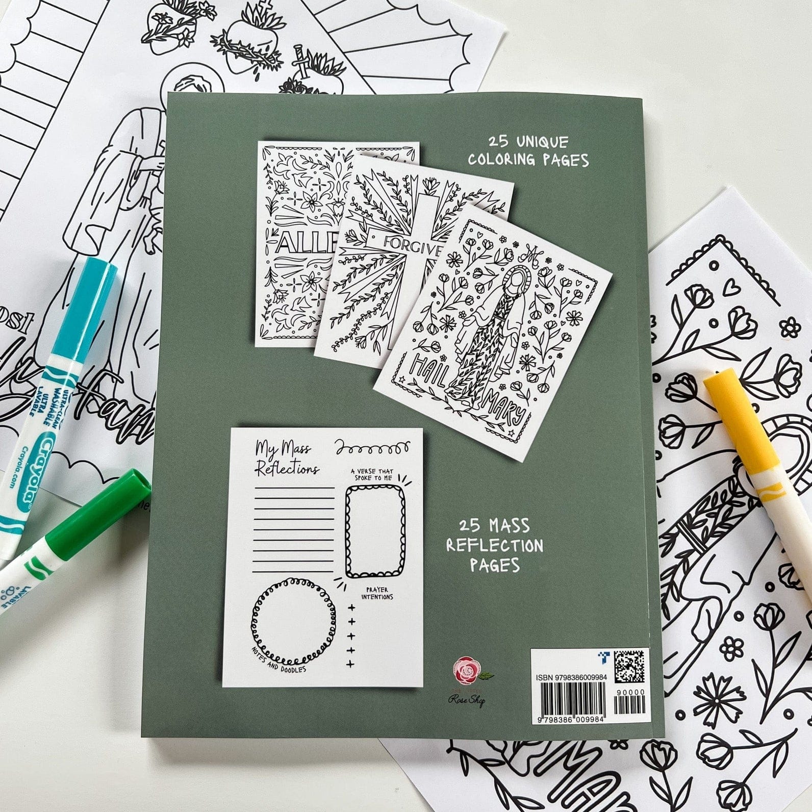 Mass Coloring Book Back Cover