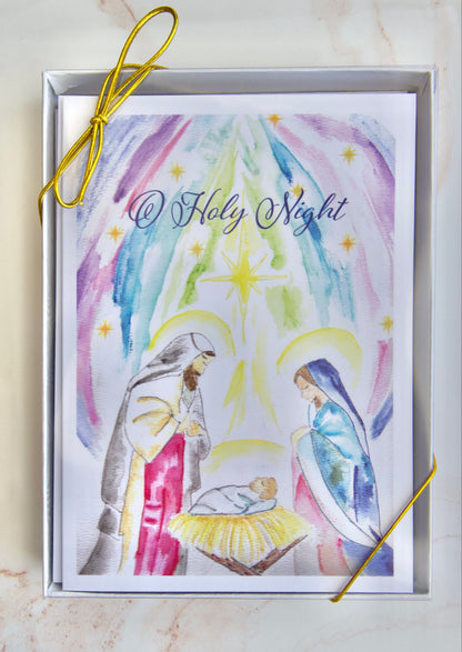 O Holy Night Christmas Card