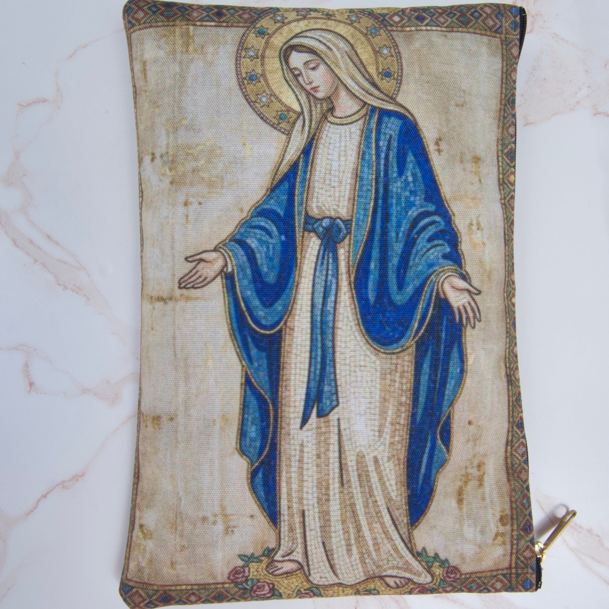 Mother Mary Large Pouch
