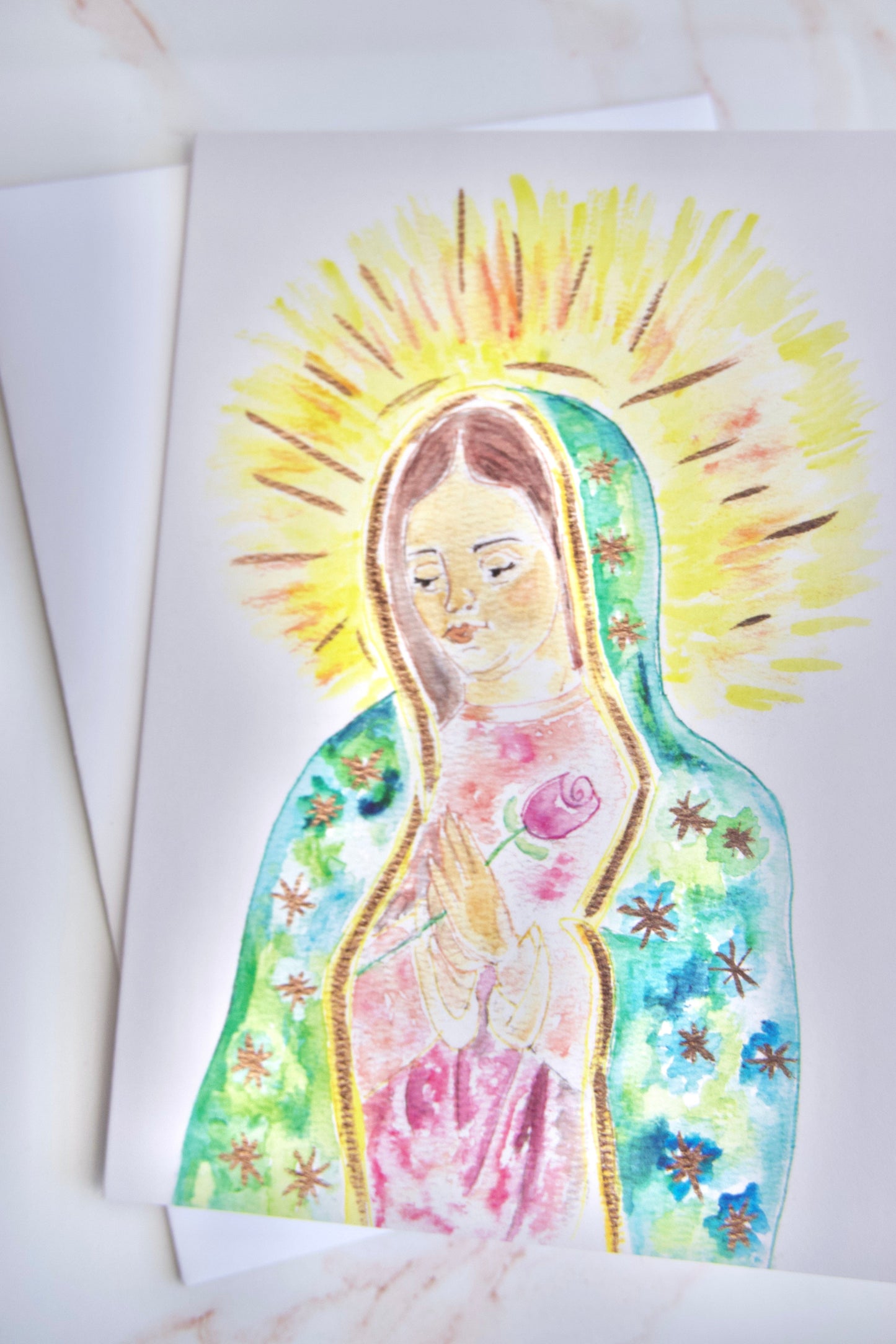 Our Lady of Guadalupe Blank Card