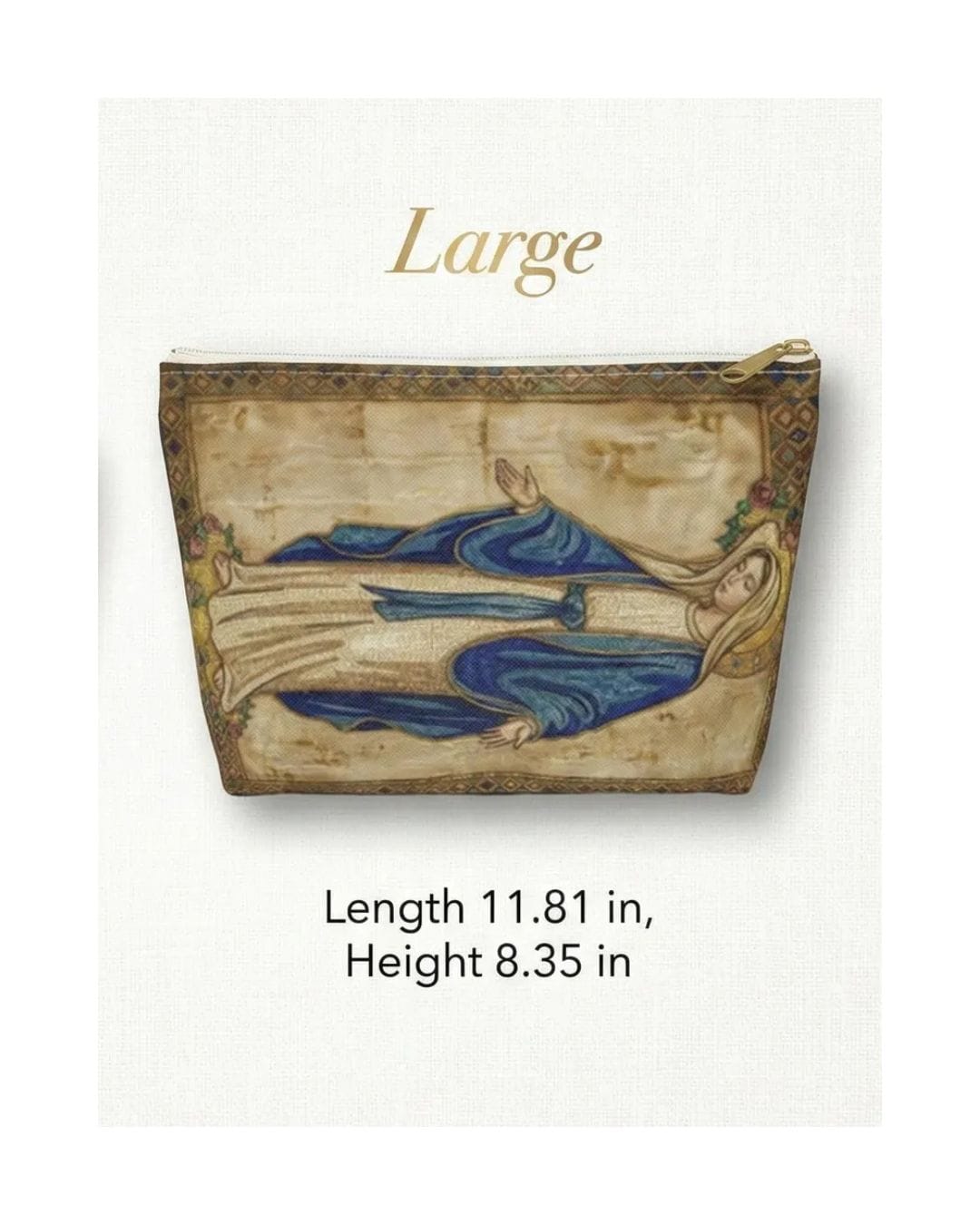 Our Lady of Grace Zipper Pouch - Size Large
