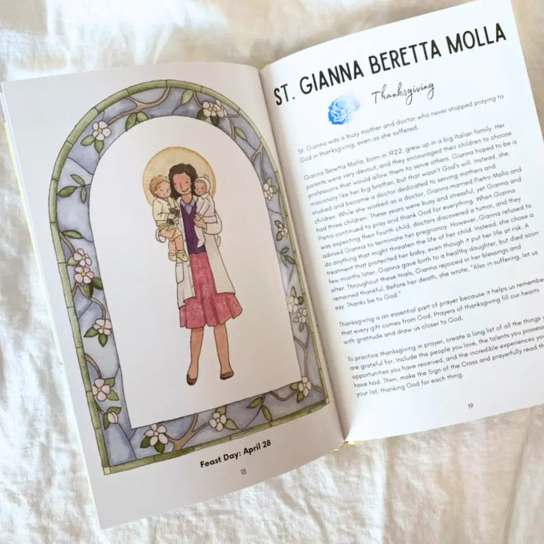 Praying with the Saints for Girls – Catholic Prayer Book & Saint Guide for Kids