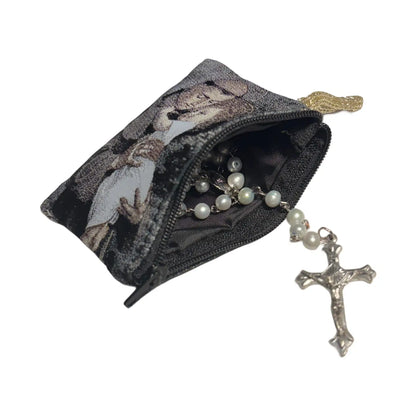 St. Anthony of Padua Rosary Pouch | 3" x 4"