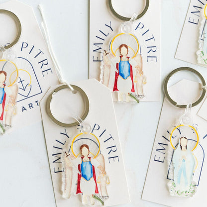 St. Michael the Archangel Keychain