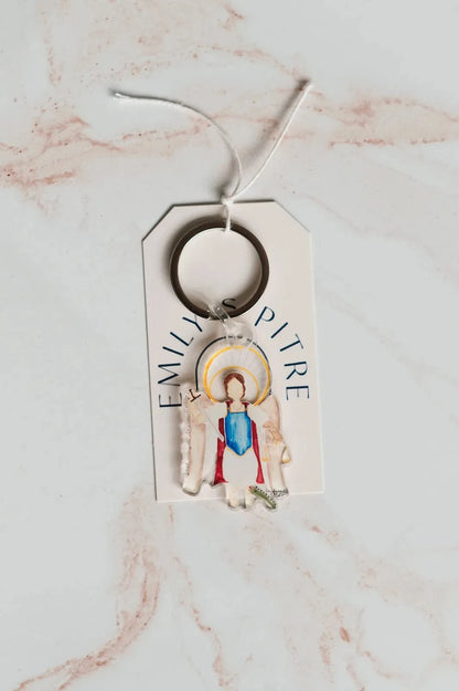 St. Michael the Archangel Keychain